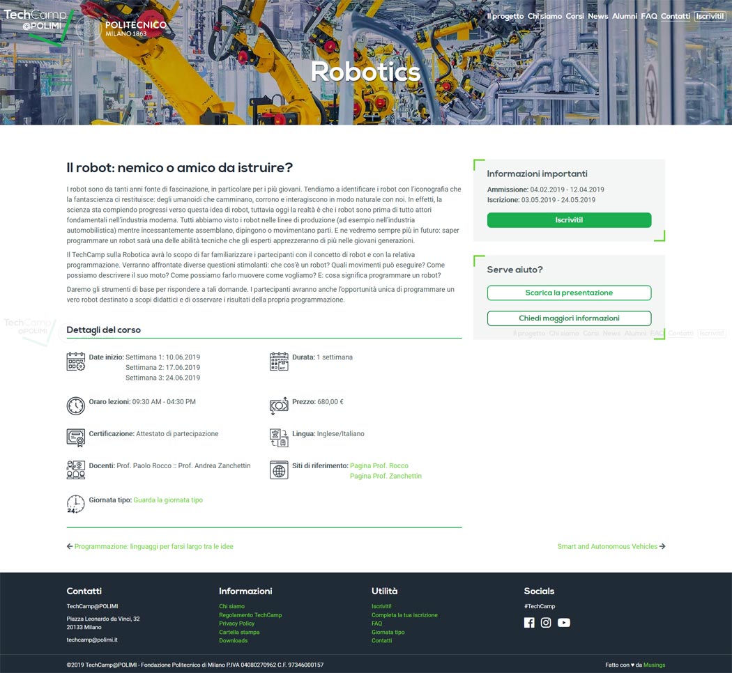 TechCamp@POLIMI